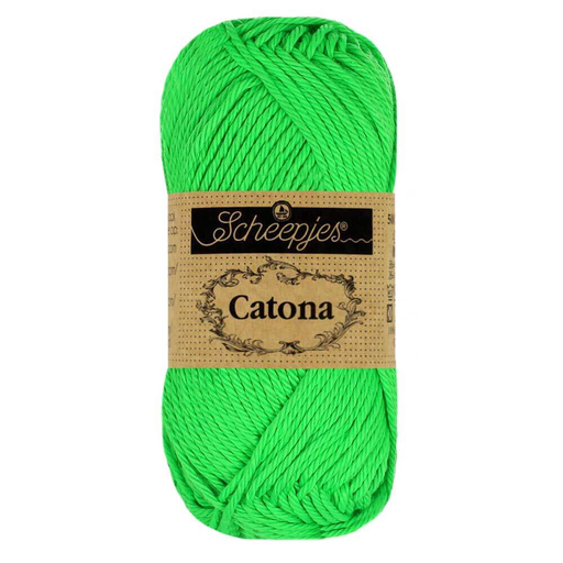 [1678-602] Scheepjes Catona 50gr - 602 Neon Green