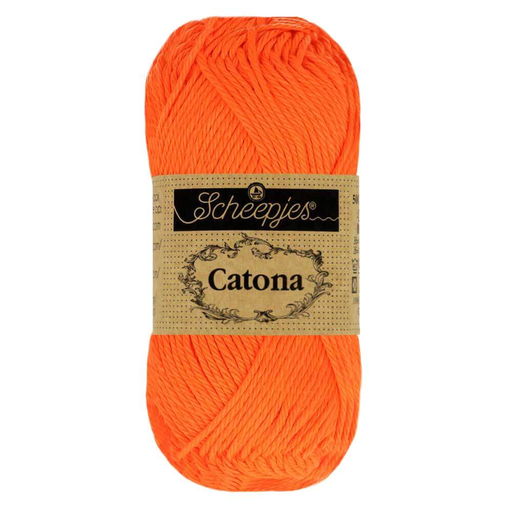 [1678-603] Scheepjes Catona 50gr - 603 Neon Orange