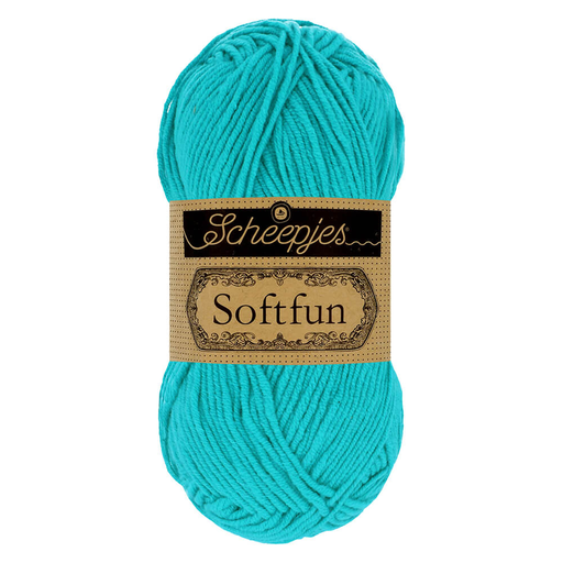 [1592-2423] Softfun 50g - 2423 Bright Turquoise