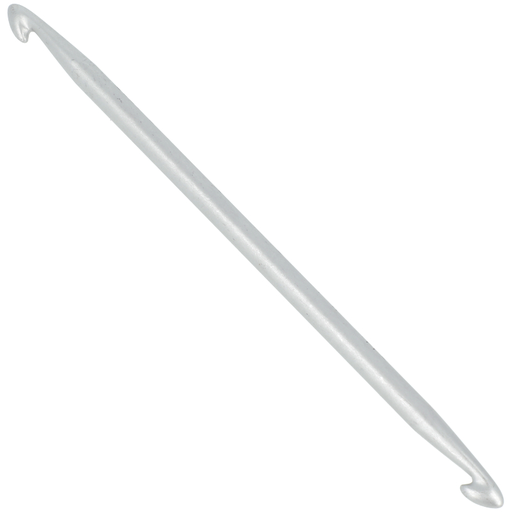 [393.1560] Aluminium tunische dubbele haaknaald 15cm - 6.00mm