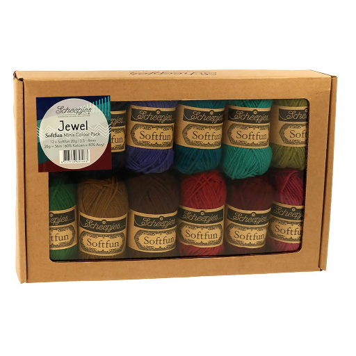 [65706] Softfun colour pack 12x20g - Jewel