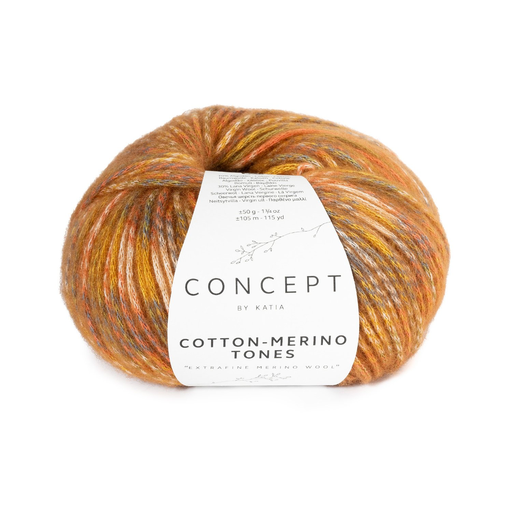 [1388.O.305] Cotton Merino Tones - 305 Kaki-Oker-Roestbruin