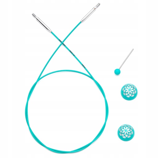 [K36604] KnitPro Swivel 360° Verwis. kabel voor 80cm naald 