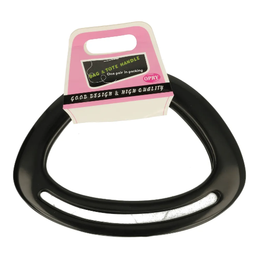 [99362-2] Tasbeugel kunststof 18,5cm zwart