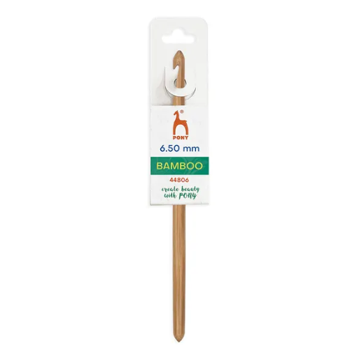 [P44806] Pony Bamboo Haaknaald 15cm 6.50mm