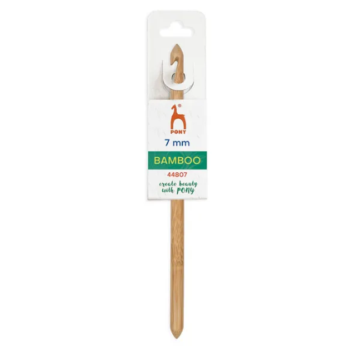 [P44807] Pony Bamboo Haaknaald 15cm 7.00mm