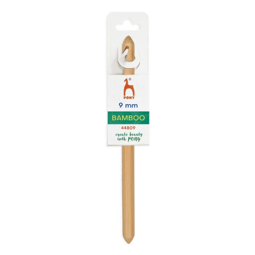[P44809] Pony Bamboo Haaknaald 15cm 9.00mm