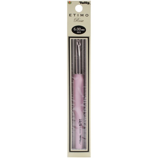 [TER-12E] Etimo Rose haaknaald softgrip - 6.00mm