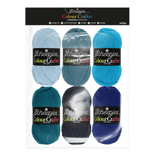 [24920] Colour Crafter colour pack 6x50g- Wadden Sea
