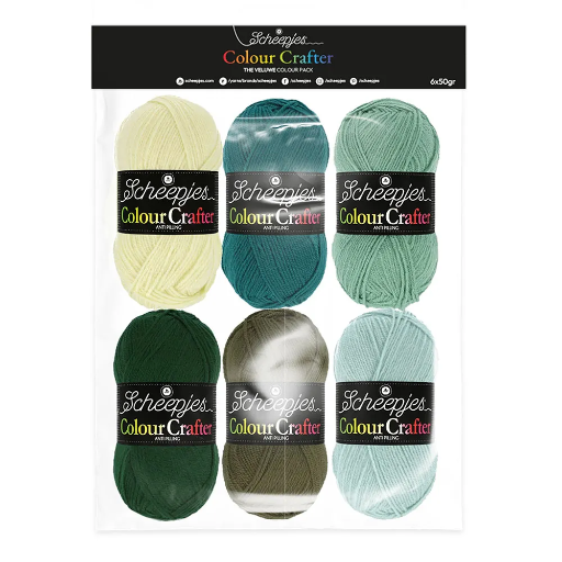 [24921] Colour Crafter colour pack 6x50g - The Veluwe