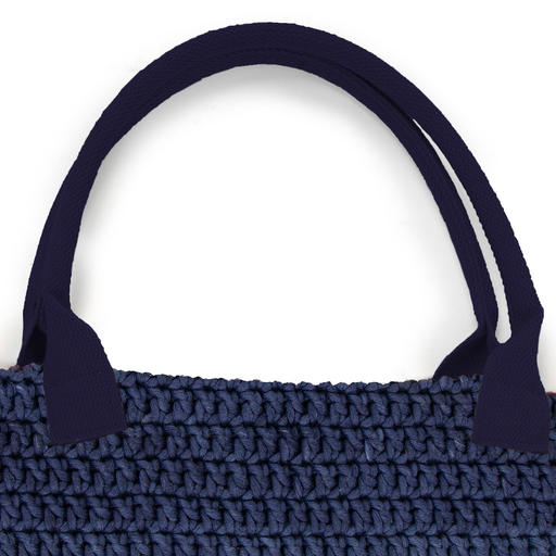 [7690.A.4] Katoenen Handvatten voor Tassen - Marineblauw