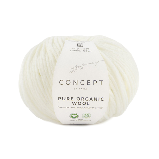 [1294.O.50] Pure Organic Wool - 50 Ecru