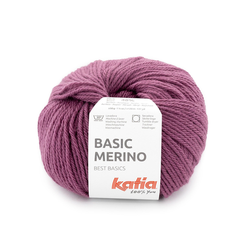 [793.O.105] Basic Merino - 105 Pruim