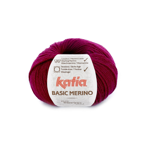 [793.O.24] Basic Merino - 24 Donker fuchsia