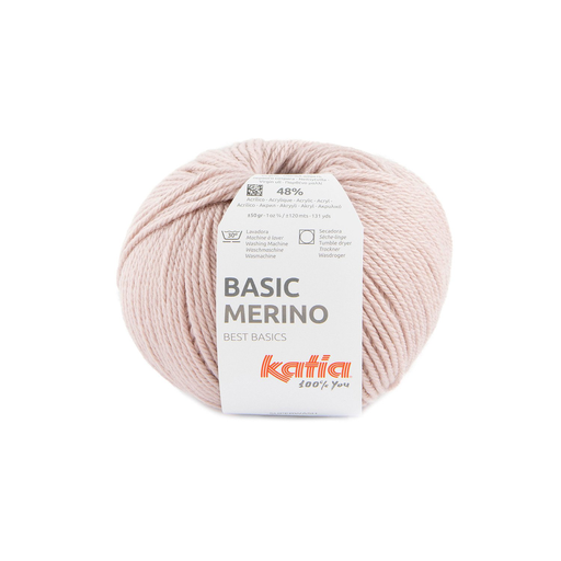 [793.O.91] Basic Merino - 91 Parelachtig roze