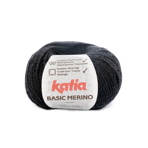 [793.O.2] Basic Merino - 2 Zwart