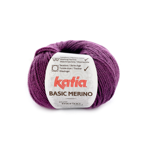 [793.O.28] Basic Merino - 28 Parelachtig paars