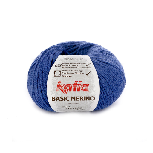 [793.O.45] Basic Merino - 45 Blauw