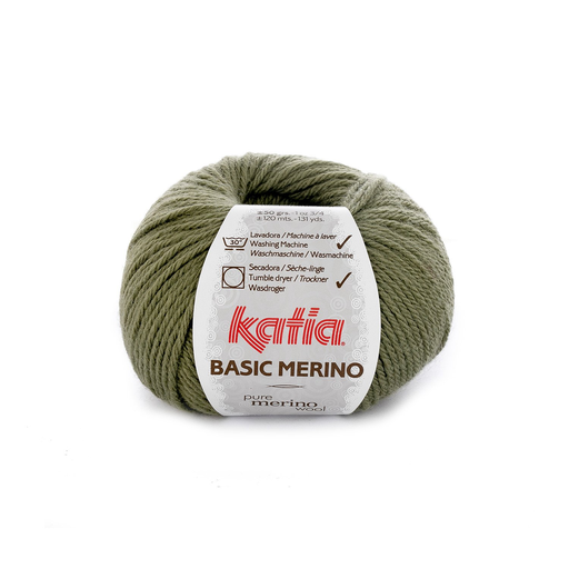 [793.O.70] Basic Merino - 70 Kaki