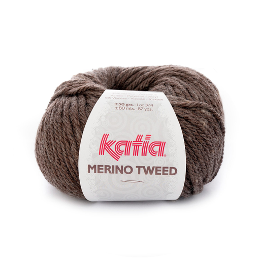 [832.O.303] Merino Tweed - 303 Bruin
