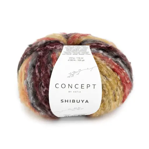 [1306.O2.101] Shibuya - 101 - Rood-Roest bruin-Grijs