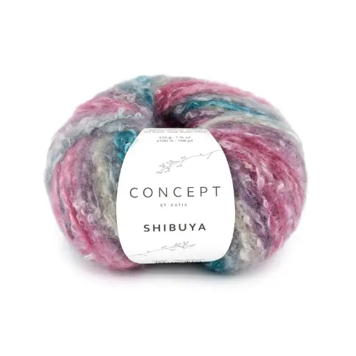 [1306.O2.103] Shibuya - 103 - Kauwgom roze-Grijs-Olieverf