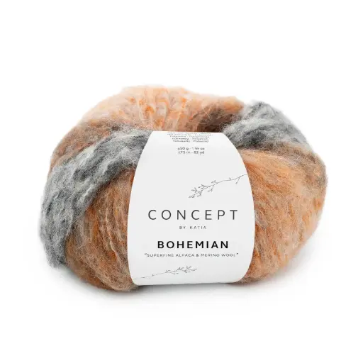 [1389.O2.206] Bohemian - 206 - Nerts-Roest bruin-Zwart