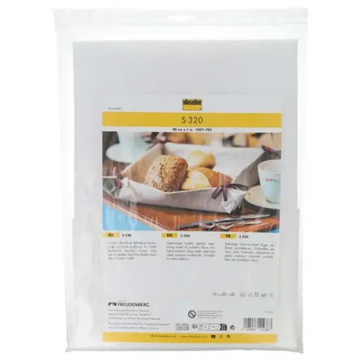 [237009] Vlieseline Kappenversteviging S320 queen size 90x100cm