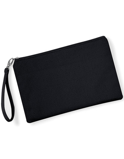[WM520] Canvas Wristlet Pouch - Black