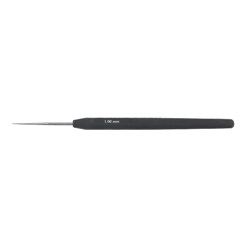 [K30863] KnitPro Staal Haaknaald met softgrip - 1.00mm