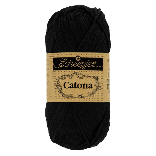 Scheepjes Catona 50gr - 110 Jet Black