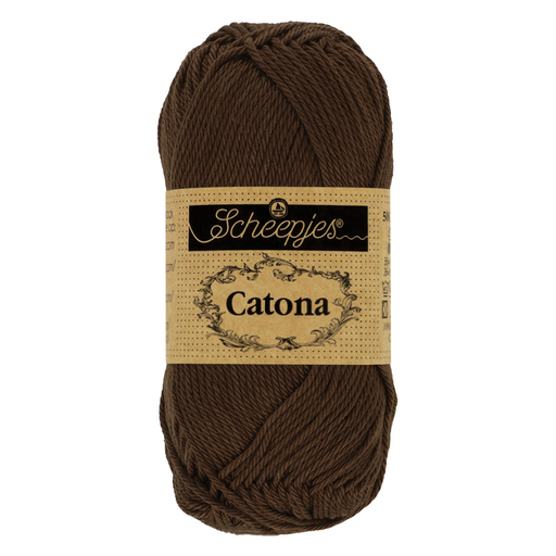 Scheepjes Catona 50gr - 162 Black Coffee
